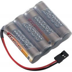 Akupack přijímače NiMH Conrad Energy AA, 4,8 V, 2300 mAh, Side by Side, JR