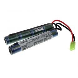 baterie pro Softair-Waffen 9,6V-1500mAh (4+4 Zellen in Reihe)