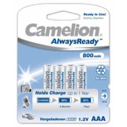 Camelion HR03 Micro AAA AlwaysReady 4ks balení 800mAh originál