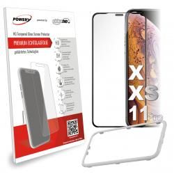 Display Schutzfolie Sicherheitsglas pro iPhone X, iPhone XS, 11 Pro, staub abweisend 2.5D HD