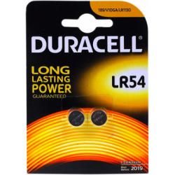 Duracell knoflíkové články LR54 (AG10) 2ks balení originál