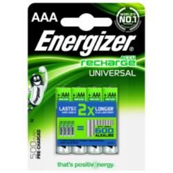 Energizer Universall Micro AAA baterie / HR03 Ready to Use 4ks balení