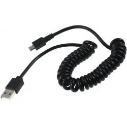 Goobay USB Spiralkabel 1m s Micro USB Anschluss originál