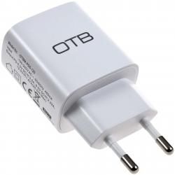 Ladeadapter s USB C Type-C 5V 3,0A bílá pro Geräte s USB C Ladeanschluss originál