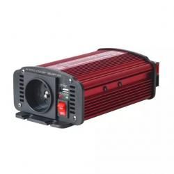 Měnič napětí Geti GPI 312 12V/230V 300W USB