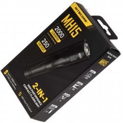 Nitecore MH15 svítidlo, Leuchte inkl. powerbanka-Funktion, 2000 Lumen originál