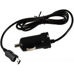 Powery auto-kabel f. Navigationssysteme s integr. TMC-Antenne 12-24V auf 1x Mini-USB 1000mA