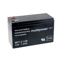 Powery olověná baterie multipower MP7,2-12B VdS